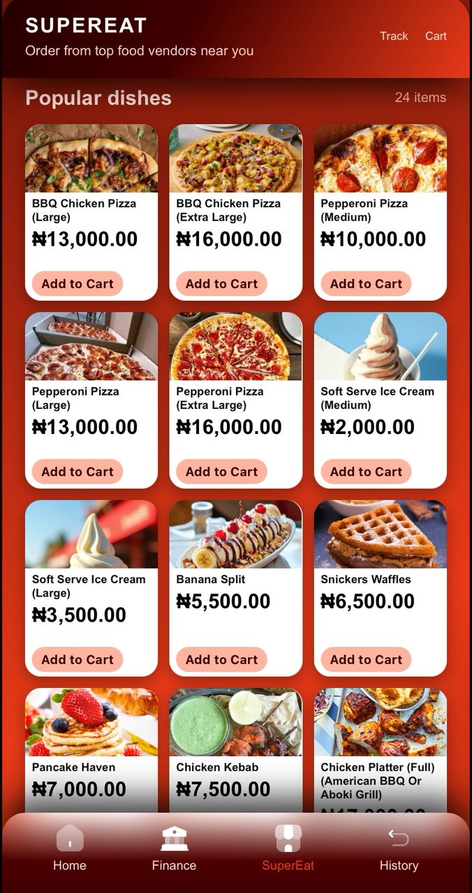 SuperGo app screen 5